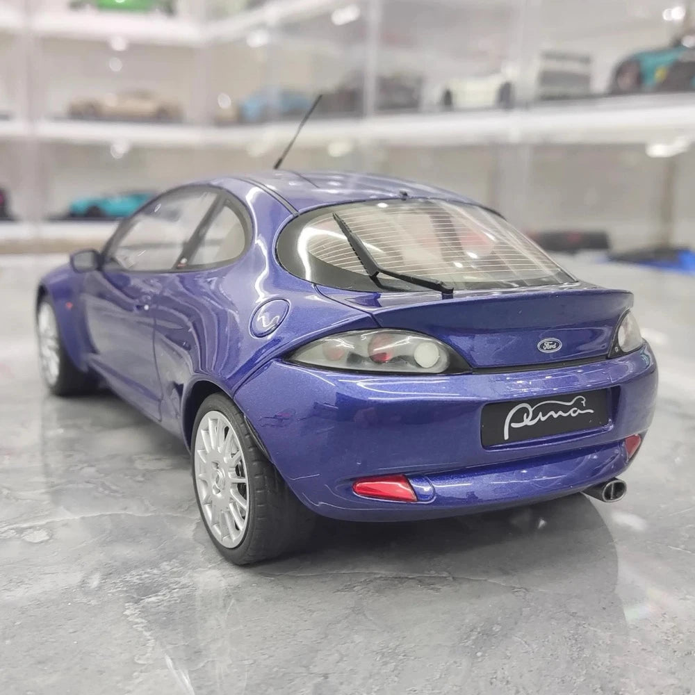 [OTTO] 1:18 Ford 1997 Puma Blue Model Car Resin