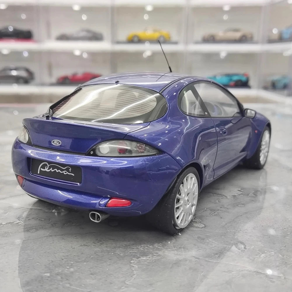 [OTTO] 1:18 Ford 1997 Puma Blue Model Car Resin
