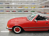 [OTTO] 1:18 Mercedes-AMG 1987 500SL R10 röd modellbil harts