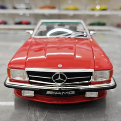 [OTTO] 1:18 Mercedes-AMG 1987 500SL R10 rouge voiture miniature Resin