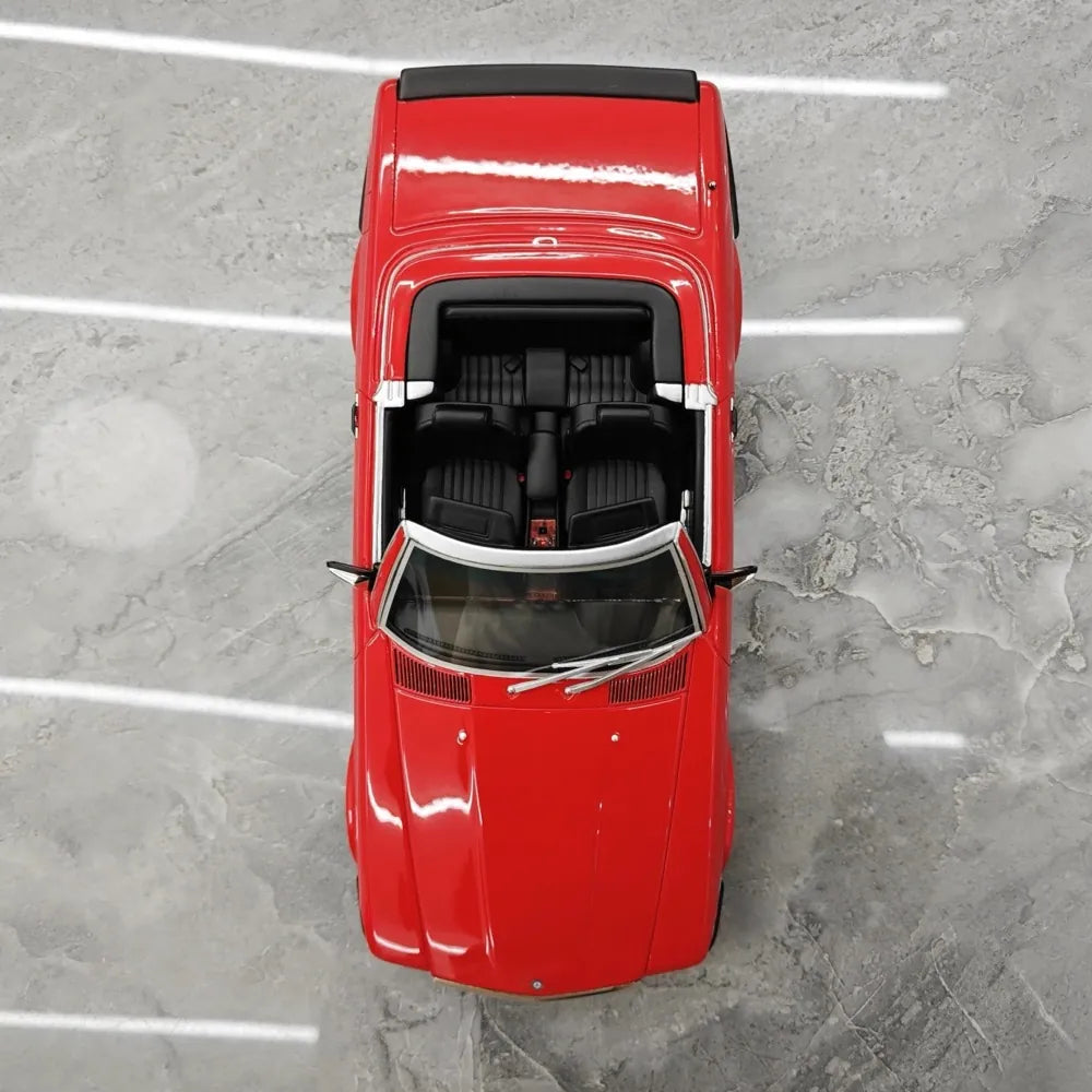[OTTO] 1:18 Mercedes-AMG 1987 500SL R10 röd modellbil harts