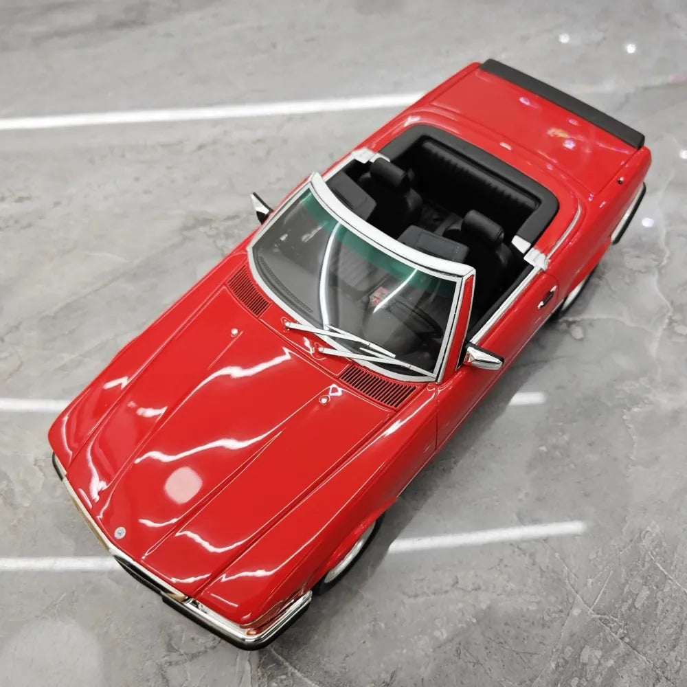 [OTTO] 1:18 Mercedes-AMG 1987 500SL R10 rouge voiture miniature Resin