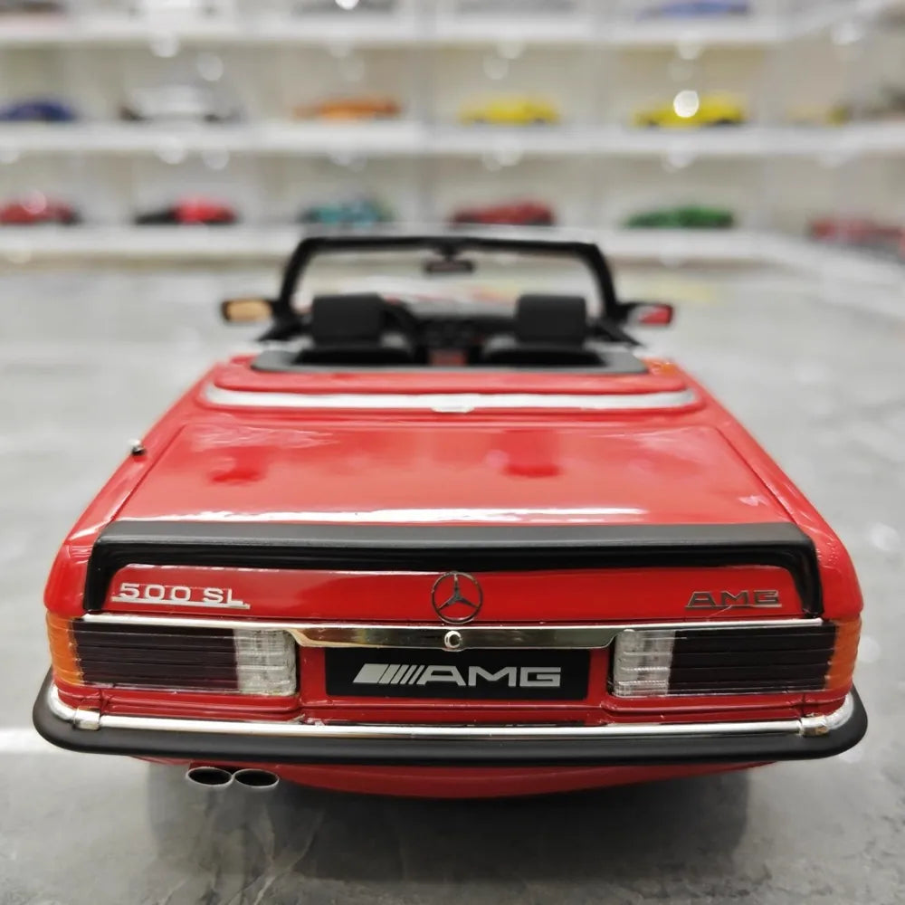 [OTTO] 1:18 Mercedes-AMG 1987 500SL R10 rouge voiture miniature Resin