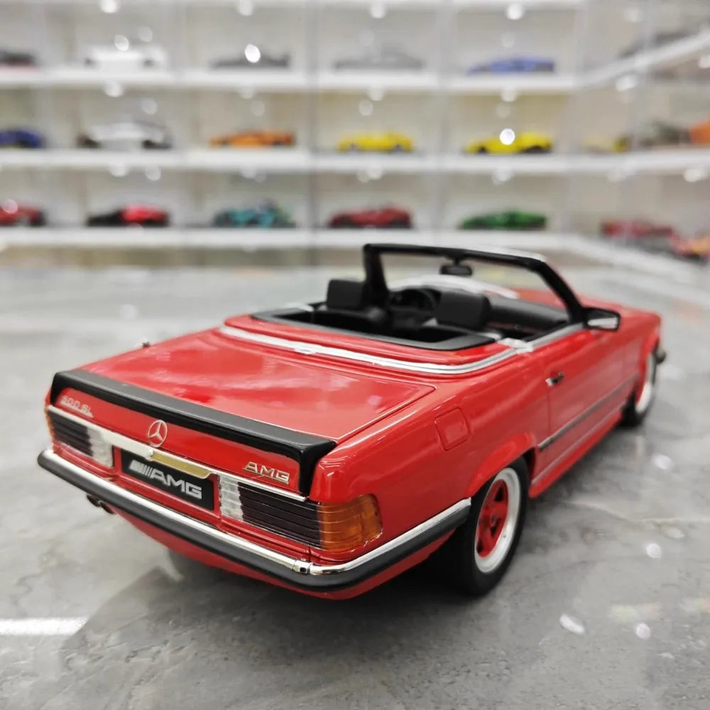 [OTTO] 1:18 Mercedes-AMG 1987 500SL R10 rouge voiture miniature Resin