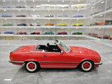 [OTTO] 1:18 Mercedes-AMG 1987 500SL R10 röd modellbil harts