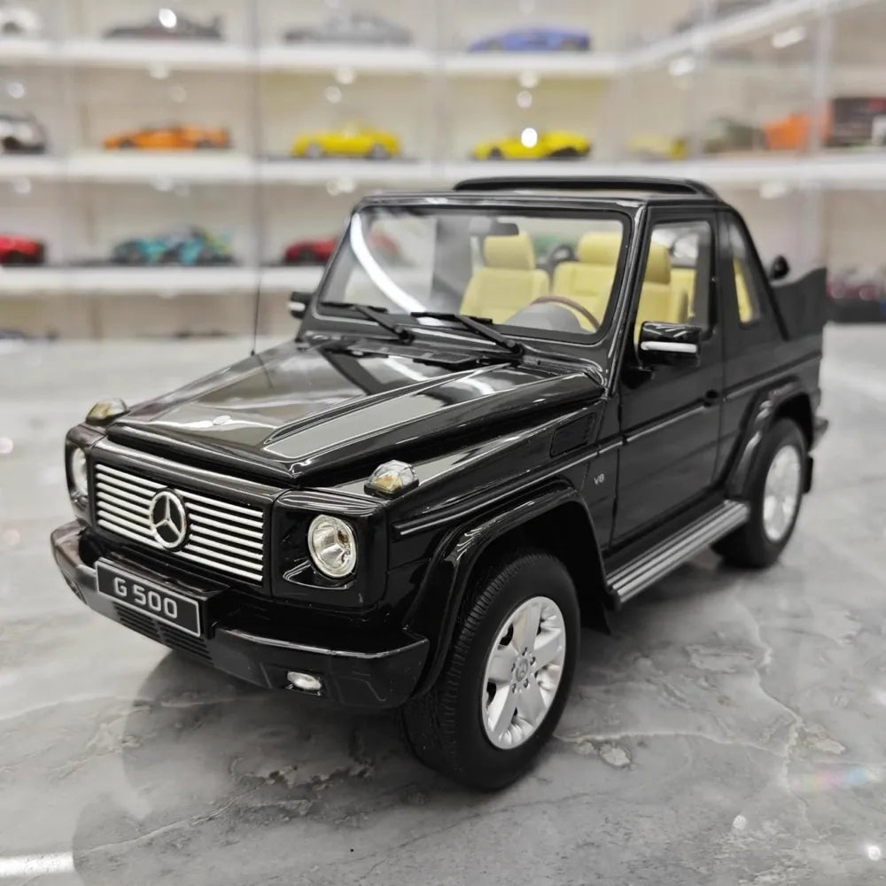 [OTTO] 1:18 Mercedes-Benz 2013 G500 Cabriolet Black Model Car Resin