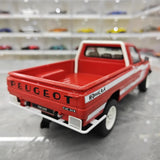 [OTTO] 1:18 Peugeot 1980 504 pick-up rosso modellino di auto resina