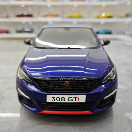 [OTTO] 1:18 Peugeot 2015 308 GTi 270 Blue & Black Model Car Resin