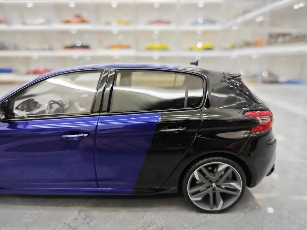 [OTTO] 1:18 Peugeot 2015 308 GTi 270 Blue & Black Model Car Resin