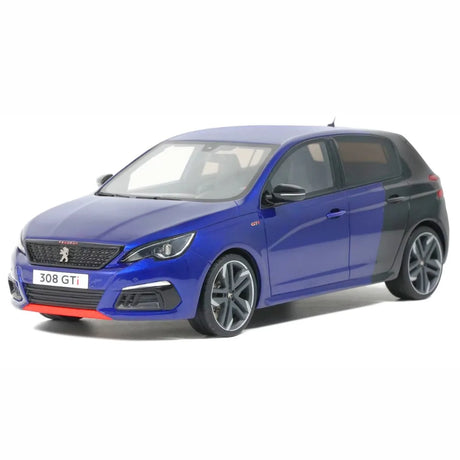 [OTTO] 1:18 Peugeot 2015 308 GTi 270 Blue & Black Model Car Resin