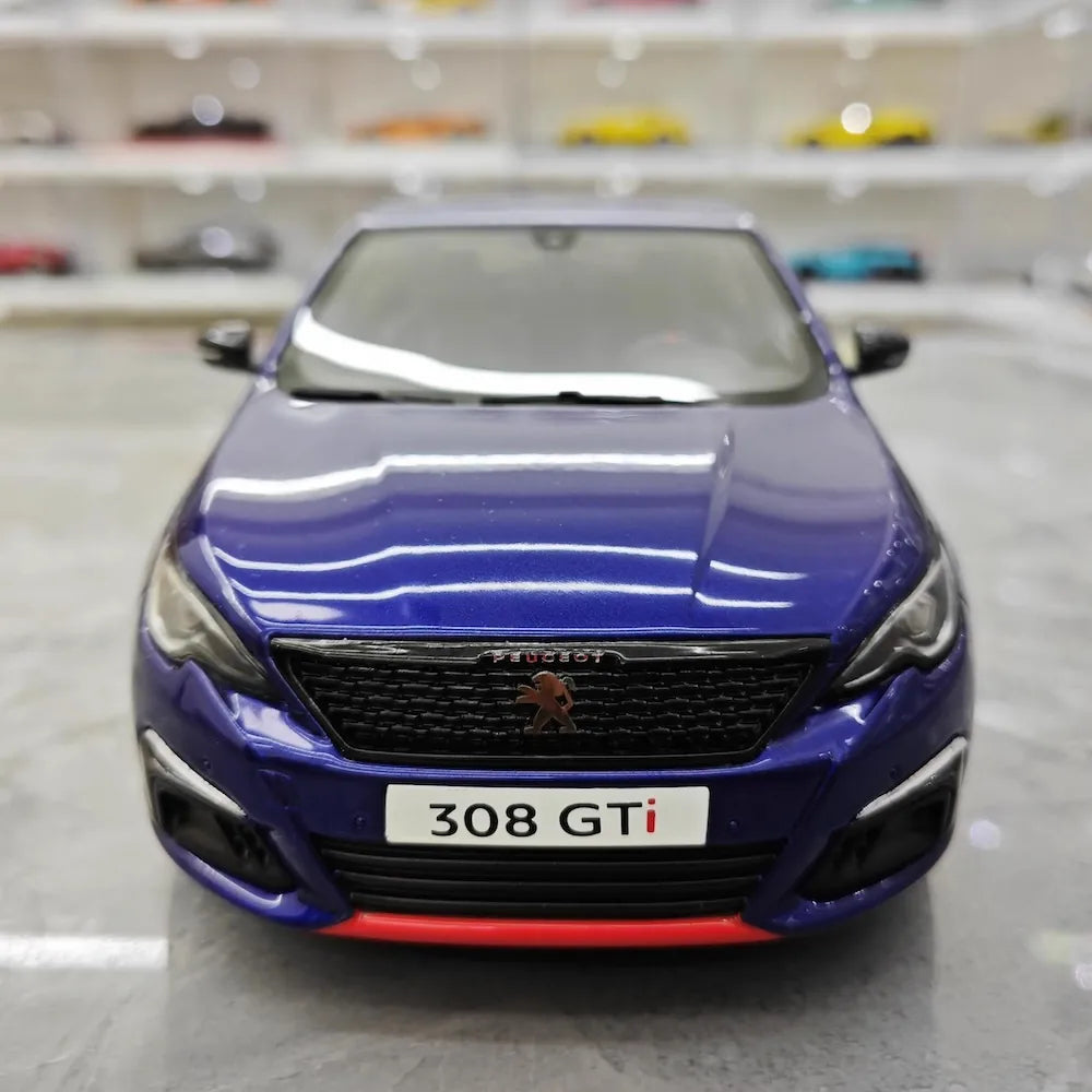 [OTTO] 1:18 Peugeot 2015 308 GTi 270 Blue & Black Model Car Resin