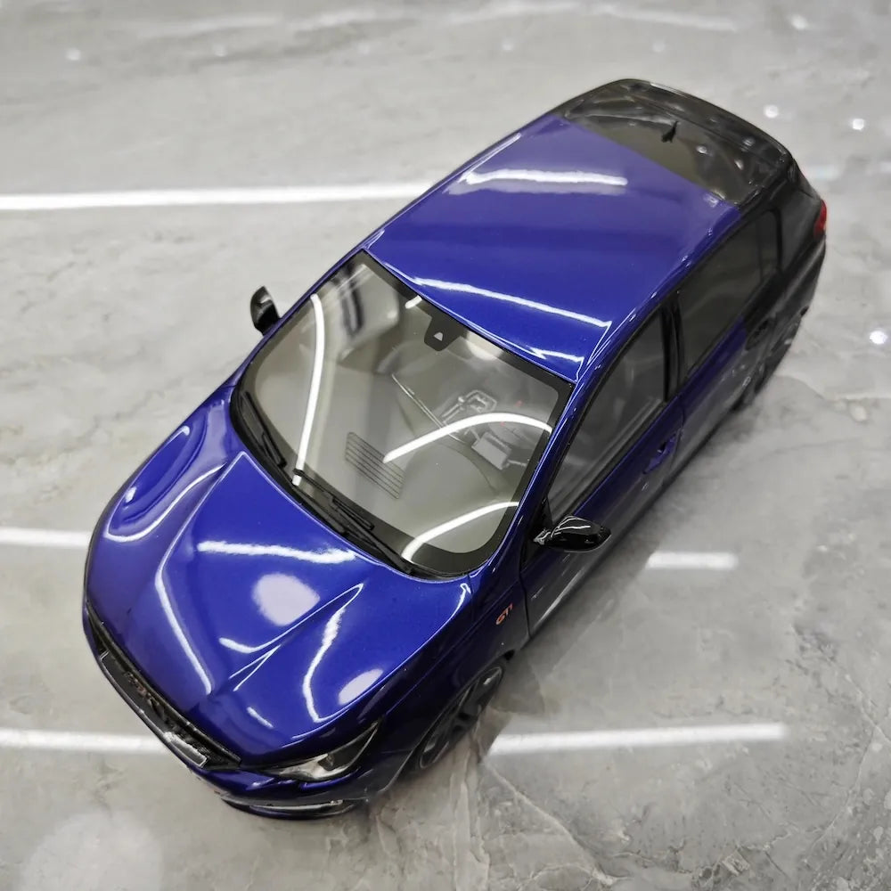 [OTTO] 1:18 Peugeot 2015 308 GTi 270 Blue & Black Model Car Resin