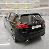 [OTTO] 1:18 Peugeot 2015 308 GTi 270 Blue & Black Model Car Resin