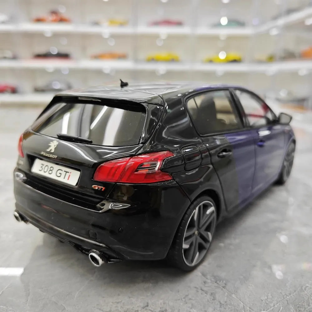[OTTO] 1:18 Peugeot 2015 308 GTi 270 Blue & Black Model Car Resin