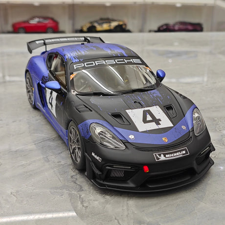 1:18 Porsche 2021 718 Cayman GT4 RS Clubsport modello #4 di OTTO - visualizza 10