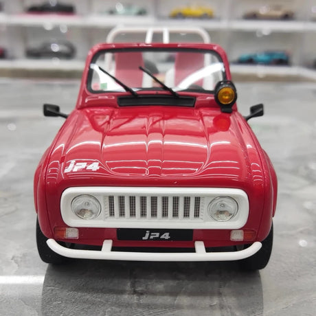 [OTTO] 1:18 Renault 1987 4L JP4 Red Model Car Resin