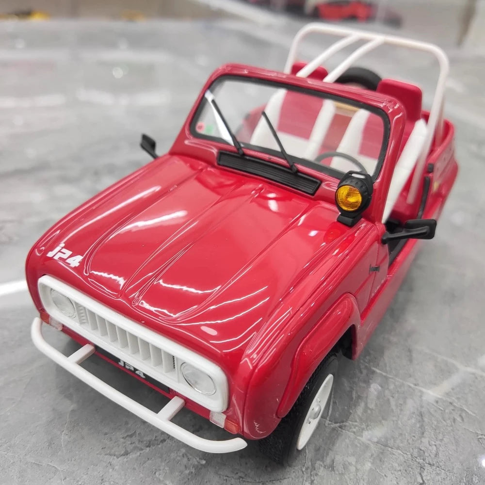 [OTTO] 1:18 Renault 1987 4L JP4 Red Model Car Resin