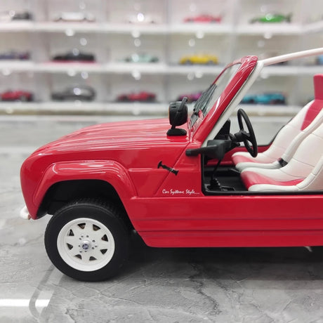 [OTTO] 1:18 Renault 1987 4L JP4 Red Model Car Resin