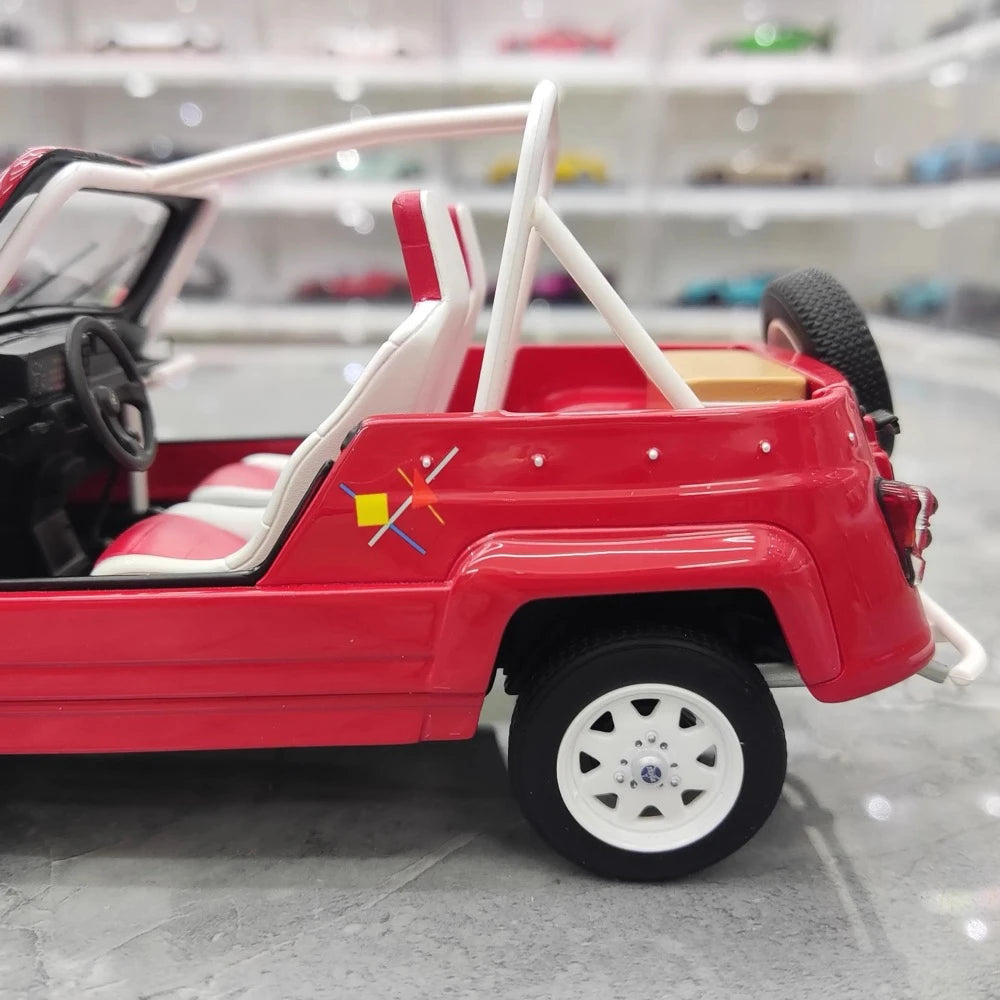 [OTTO] 1:18 Renault 1987 4L JP4 Red Model Car Resin