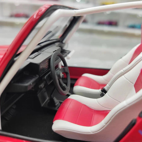 [OTTO] 1:18 Renault 1987 4L JP4 Red Model Car Resin