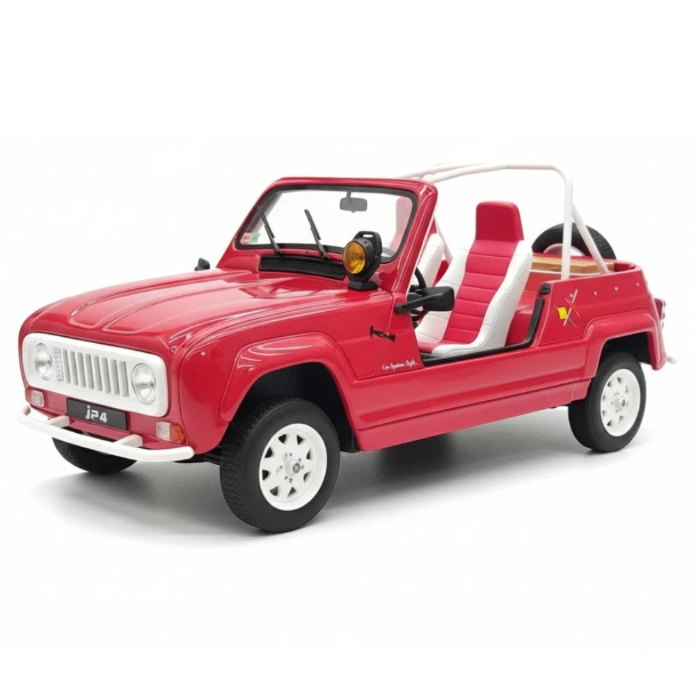 [OTTO] 1:18 Renault 1987 4L JP4 Red Model Car Resin