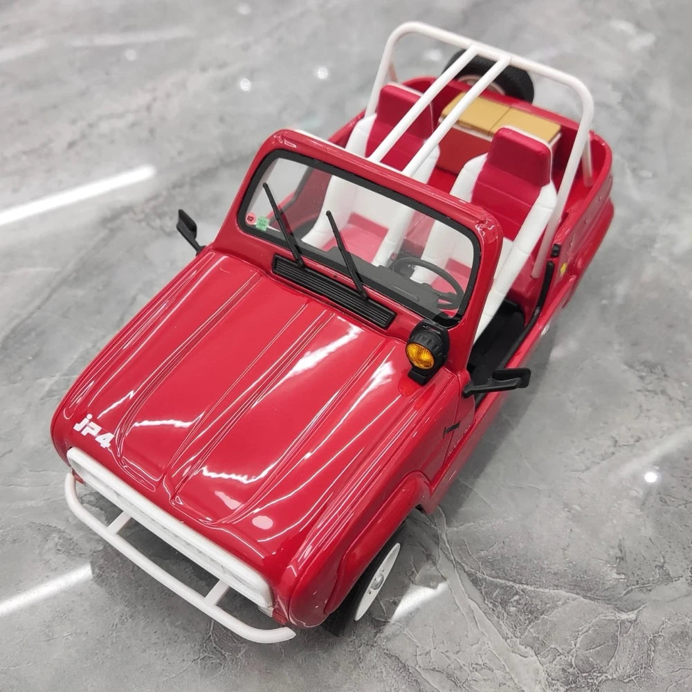 [OTTO] 1:18 Renault 1987 4L JP4 Red Model Car Resin