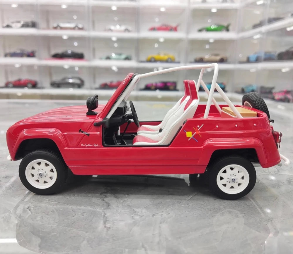 [OTTO] 1:18 Renault 1987 4L JP4 Red Model Car Resin