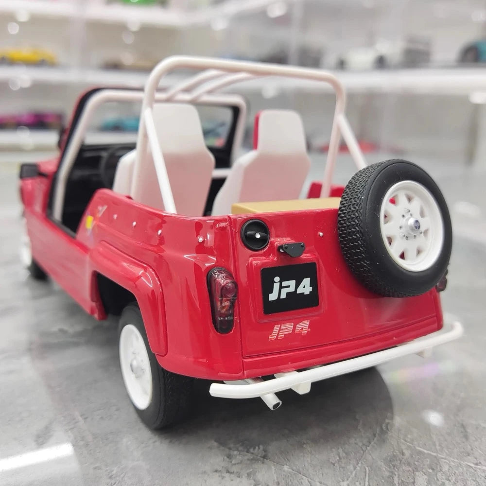 [OTTO] 1:18 Renault 1987 4L JP4 Red Model Car Resin