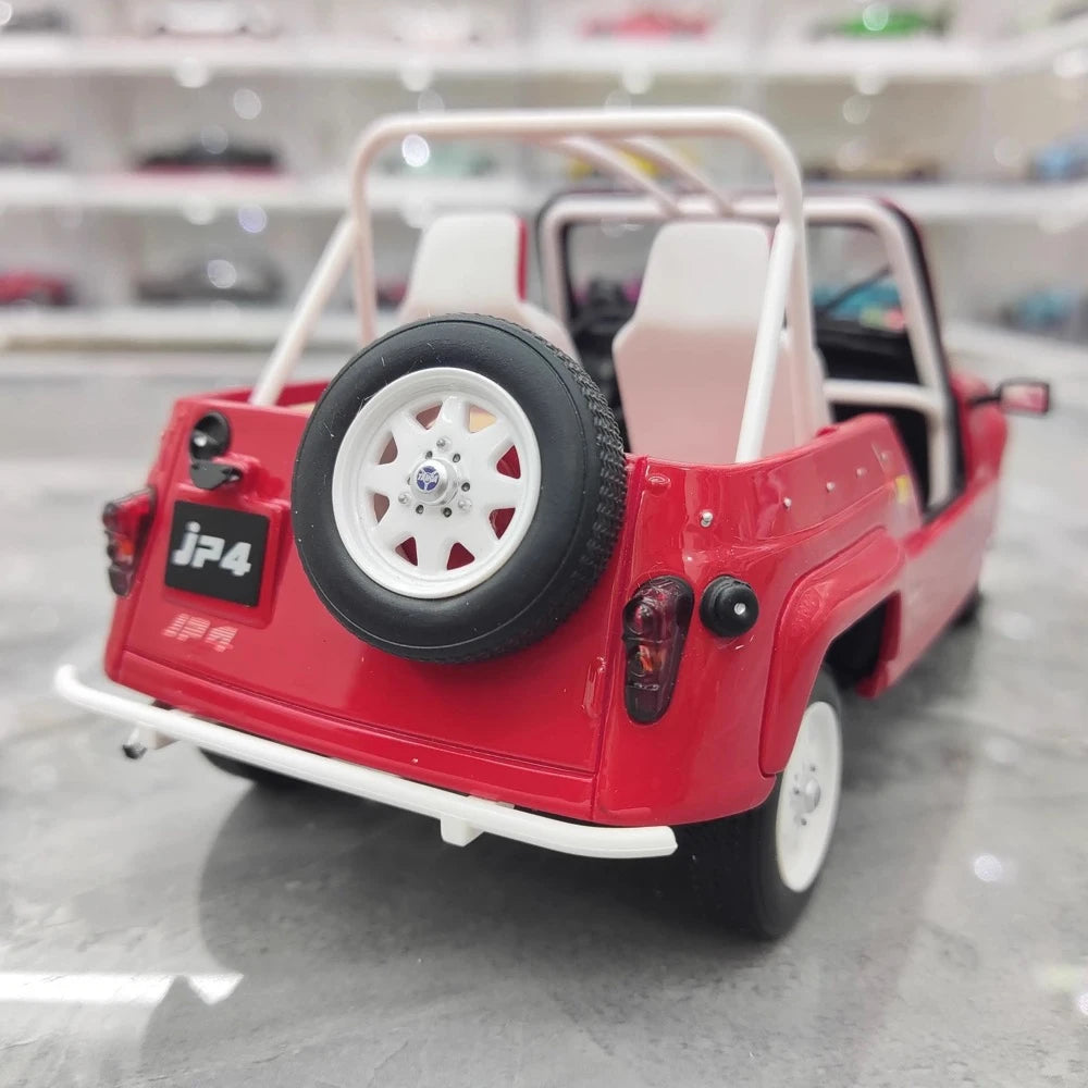 [OTTO] 1:18 Renault 1987 4L JP4 Red Model Car Resin