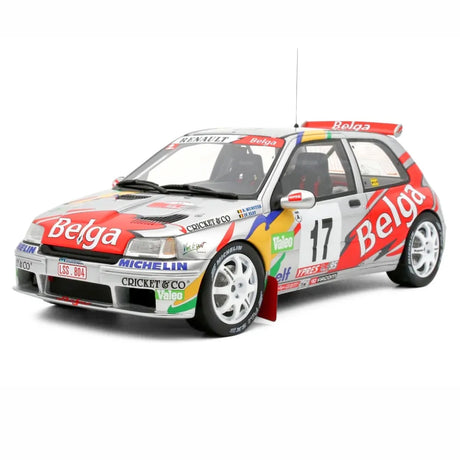 [OTTO] 1:18 Renault 1995 Clio Maxi Ypres Rally B. Munster #17 Model Car Resin / Closed Body