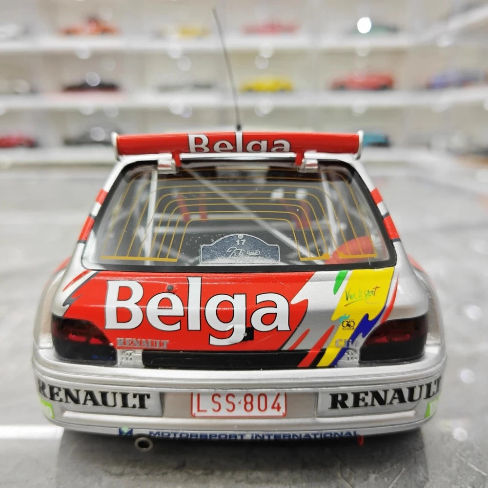 [OTTO] 1:18 Renault 1995 Clio Maxi Ypres Rally B. Munster #17 Model Car Resin / Closed Body