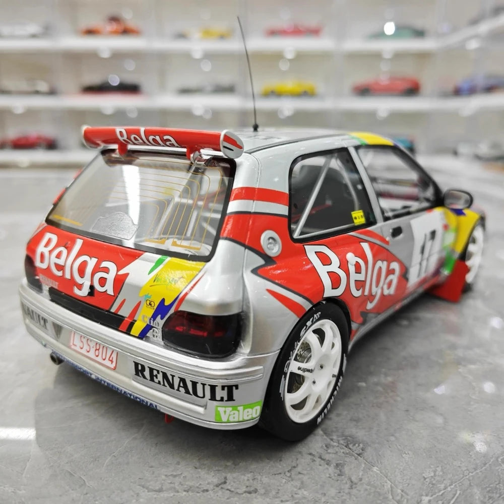 [OTTO] 1:18 Renault 1995 Clio Maxi Ypres Rally B. Munster #17 Model Car Resin / Closed Body