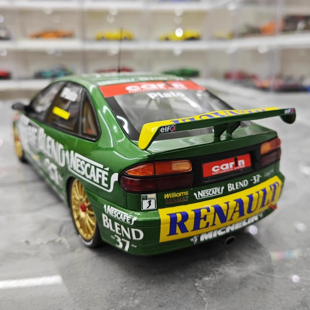[OTTO] 1:18 Renault 1998 Laguna BTCC J.Plato #3 modellino di auto resina / Closed Body