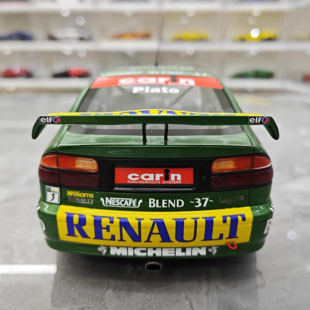 [OTTO] 1:18 Renault 1998 Laguna BTCC J.Plato #3 modellino di auto resina / Closed Body