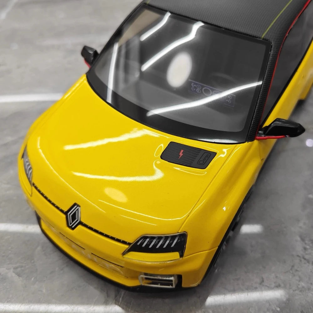 [OTTO] 1:18 Renault 2024 5 E-Tech Yellow Model Car Resin