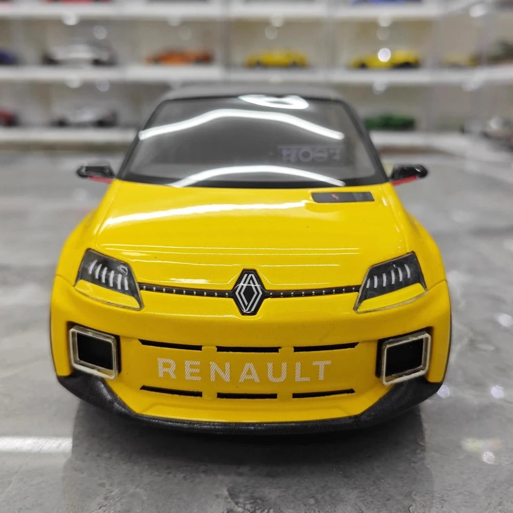 [OTTO] 1:18 Renault 2024 5 E-Tech Yellow Model Car Resin
