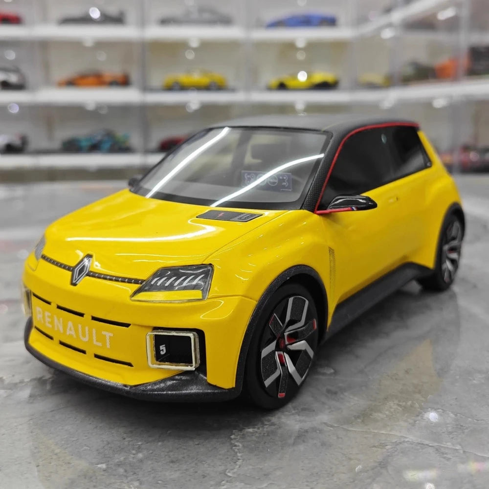 [OTTO] 1:18 Renault 2024 5 E-Tech Yellow Model Car Resin