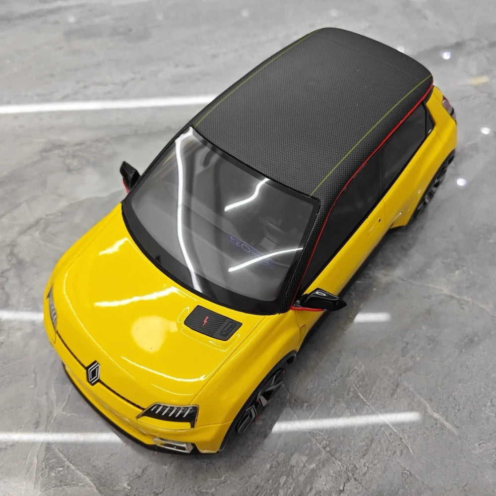 [OTTO] 1:18 Renault 2024 5 E-Tech Yellow Model Car Resin