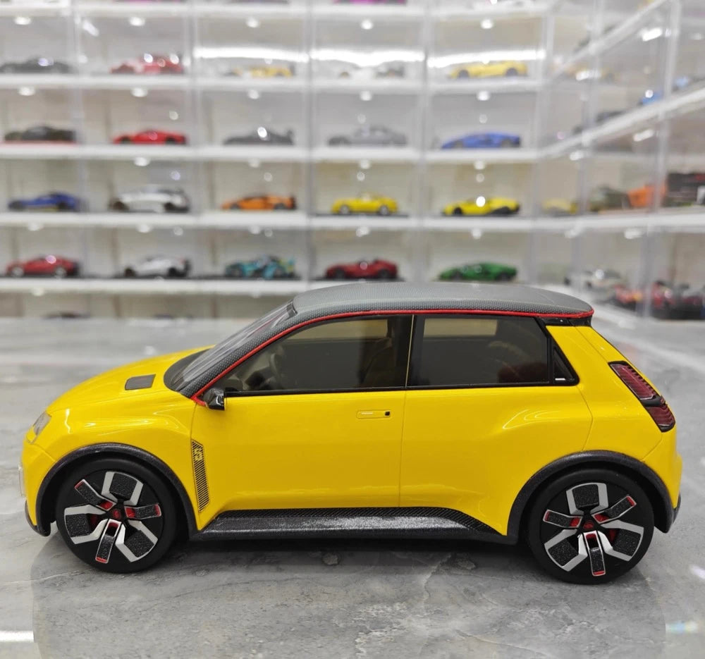 [OTTO] 1:18 Renault 2024 5 E-Tech Yellow Model Car Resin