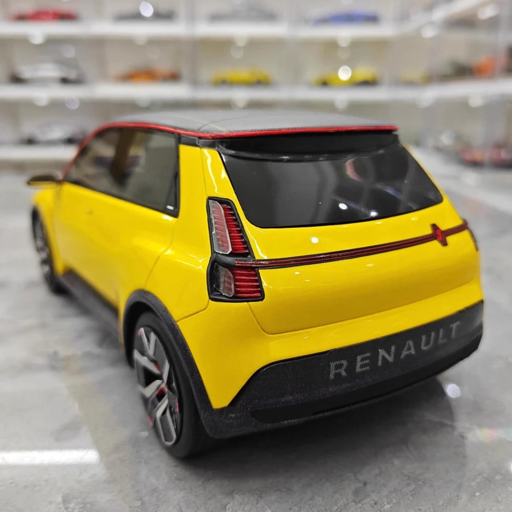 [OTTO] 1:18 Renault 2024 5 E-Tech Yellow Model Car Resin