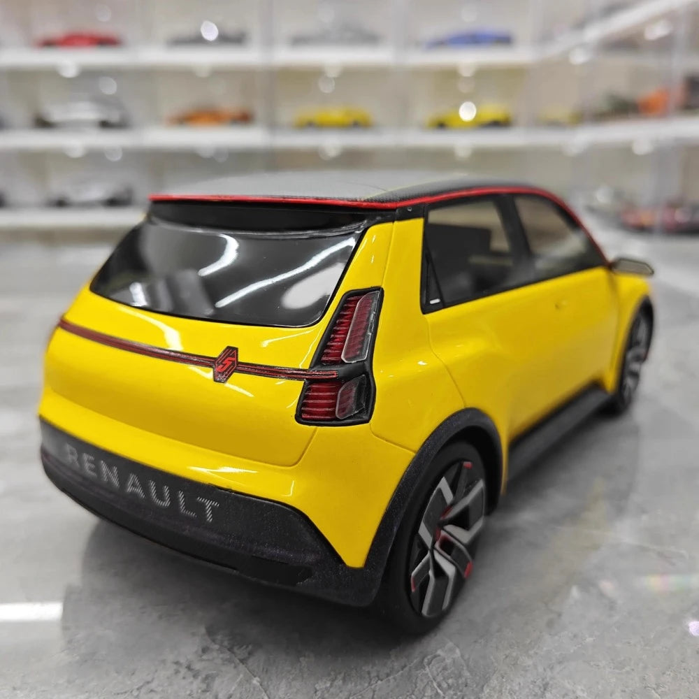 [OTTO] 1:18 Renault 2024 5 E-Tech Yellow Model Car Resin