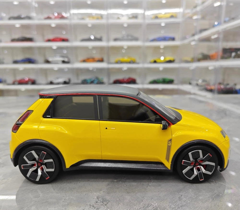 [OTTO] 1:18 Renault 2024 5 E-Tech Yellow Model Car Resin