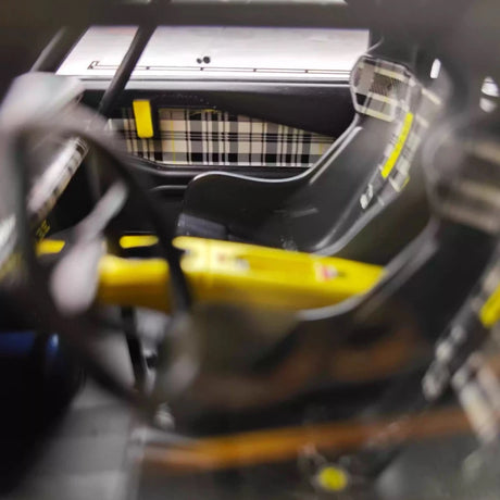 OTTO Renault 2025 5 Turbo 3E Amarelo 1:18 – Resina de Modelo de Resina de Coleção