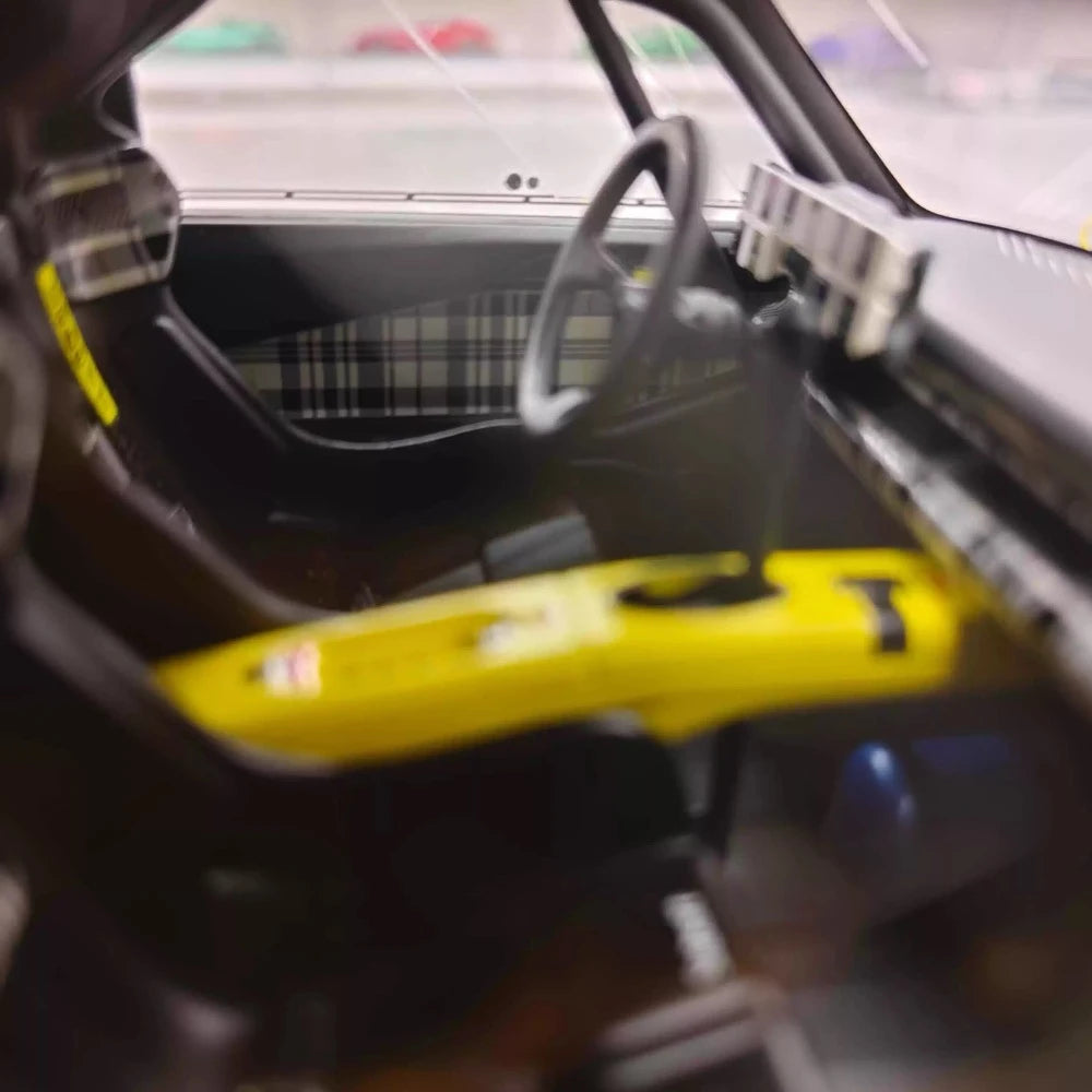 OTTO Renault 2025 5 Turbo 3E Amarelo 1:18 – Resina de Modelo de Resina de Coleção