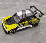 OTTO Renault 2025 5 Turbo 3E Amarelo 1:18 – Resina de Modelo de Resina de Coleção
