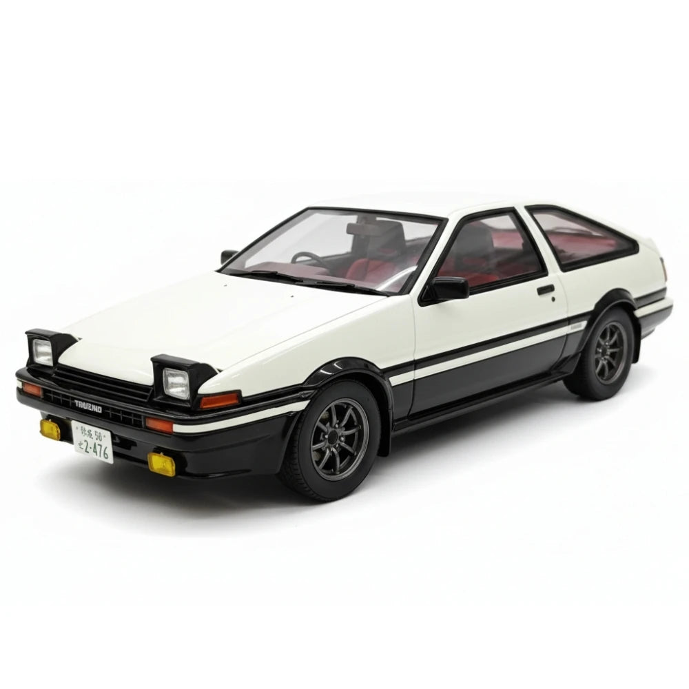 [OTTO] 1:18 Toyota 1983 AE86 Sprinter Trueno White Model Car Resin