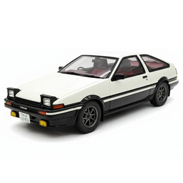 [OTTO] 1:18 Toyota 1983 AE86 Sprinter Trueno White Model Car Resin