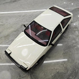 [OTTO] 1:18 Toyota 1983 AE86 Sprinter Trueno White Model Car Resin