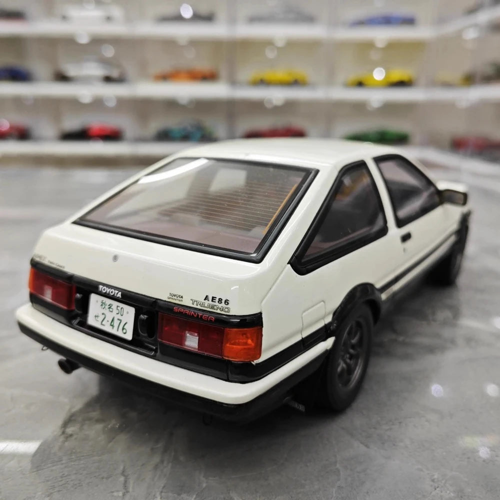 [OTTO] 1:18 Toyota 1983 AE86 Sprinter Trueno White Model Car Resin