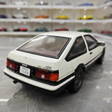 [OTTO] 1:18 Toyota 1983 AE86 Sprinter Trueno White Model Car Resin